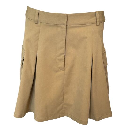 New ~ 19 COOPER ~ NORDSTROM ~ Cargo Pleat Utility Mini Skirt Size L - Picture 1 of 5